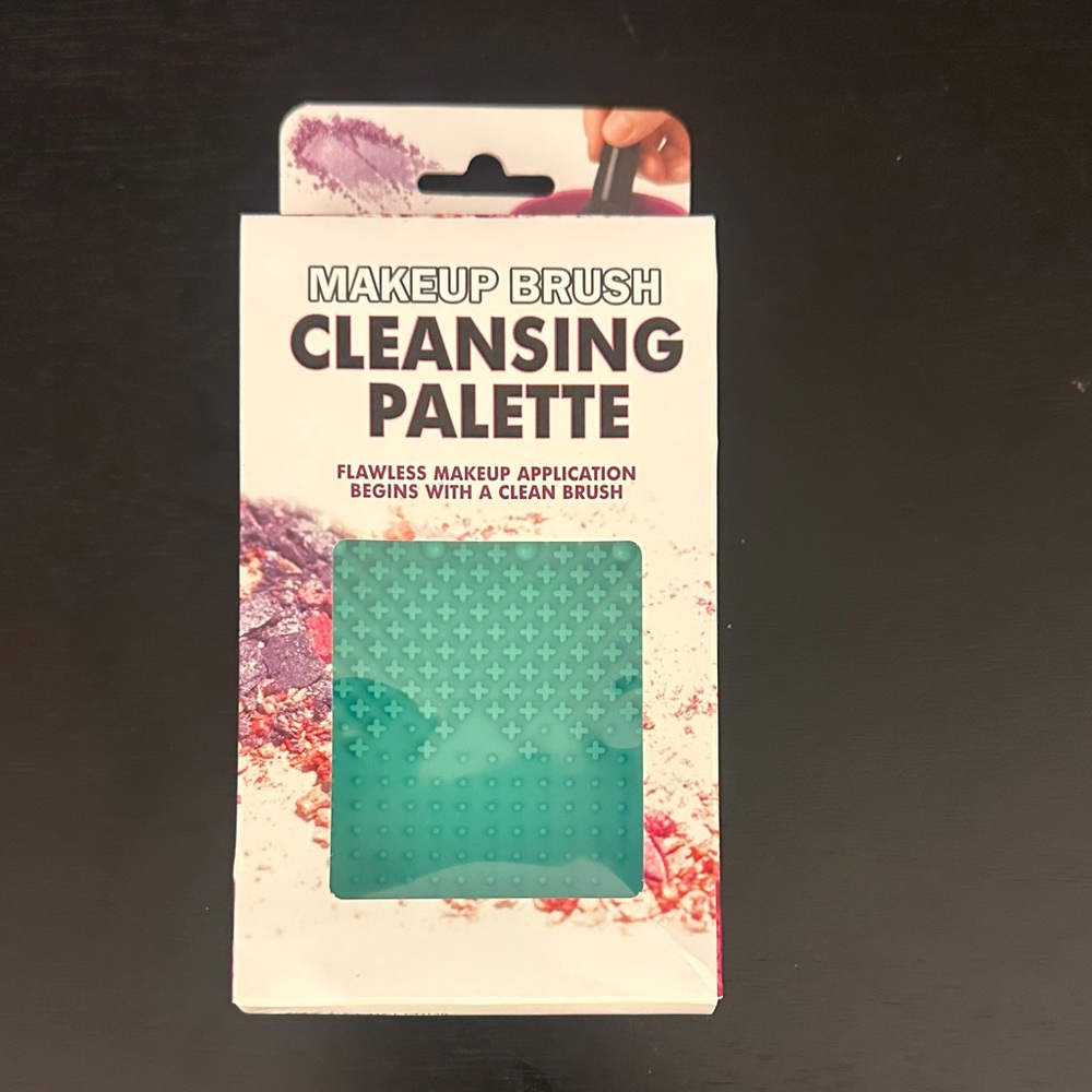 Makeup Brush Cleansing Palette - Teal